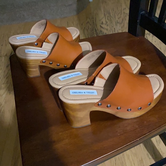 Chelsea and Violet Vergr Studded Mules. - Picture 6 of 14